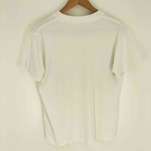 90S USA製 on whiteボディ KIAWAH ISLAND プリント クルーネック Tシャツ メンズ