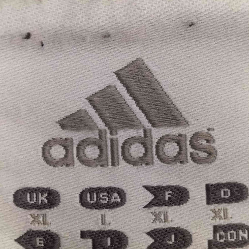 アディダス adidas ロゴ刺繍 生地切替 ラグランスリーブ 3ストライプ スウェット メンズ 4XO