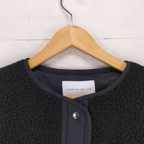 アデイインザライフユナイテッドアローズ A day in the life UNITED ARROWS ボア×キルト ミドルコート メンズ FREE