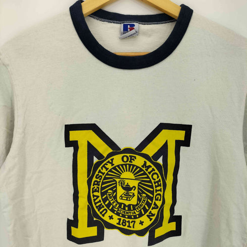 ラッセルアスレチック RUSSELL ATHLETIC University of Michigan Bookstore Jersey Ringer Shirt メンズ M