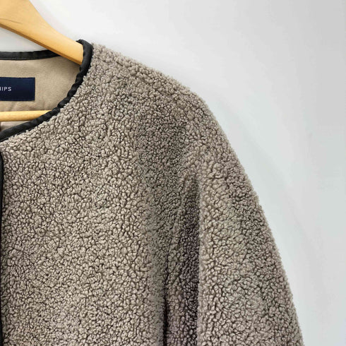 シップス SHIPS パイピングボアコート レディース FREE