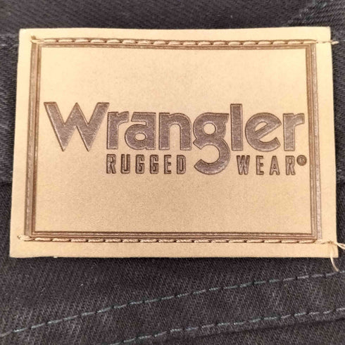 ラングラー Wrangler RUGGED WEAR 後染めブラックデニムパンツ メンズ 34/30