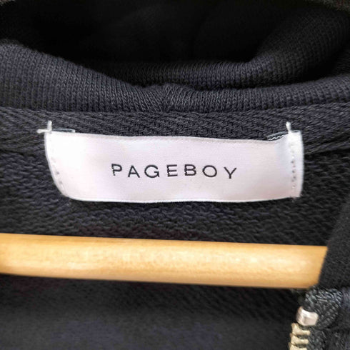 ページボーイ PAGEBOY ZIPショートパーカー レディース FREE