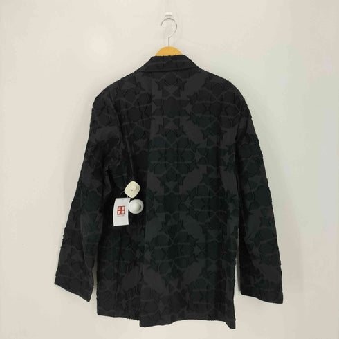 イッセイミヤケ ISSEY MIYAKE 10SS 黒タグ A-POC 総柄 4B テーラードジャケット メンズ JPN:3