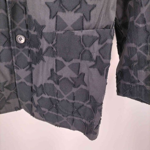 イッセイミヤケ ISSEY MIYAKE 10SS 黒タグ A-POC 総柄 4B テーラードジャケット メンズ JPN:3