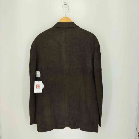 イッセイミヤケメン ISSEY MIYAKE MEN 99SS 黒タグ 草木染め リネン 3B テーラードジャケット メンズ JPN:XL