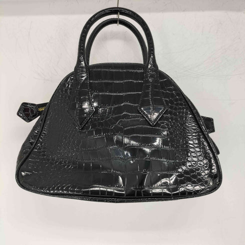 ヴィヴィアンウエストウッド Vivienne Westwood クロコ型 ヤスミン エナメルハンドバッグ レディース