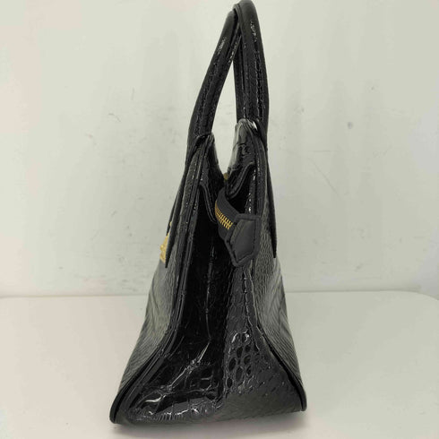 ヴィヴィアンウエストウッド Vivienne Westwood クロコ型 ヤスミン エナメルハンドバッグ レディース