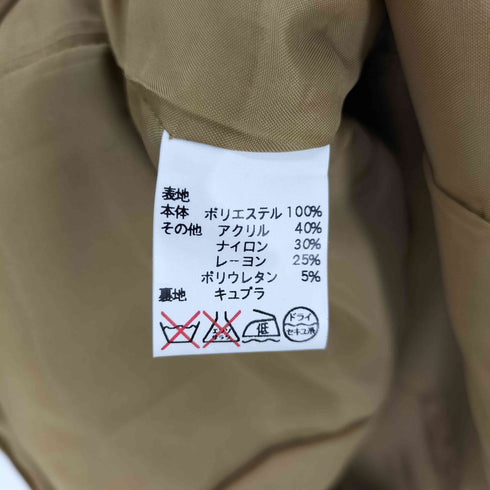 スキャパ SCAPA サイド 切替 総裏 フェイク スウェード 2B テーラード ジャケット レディース EUR:42
