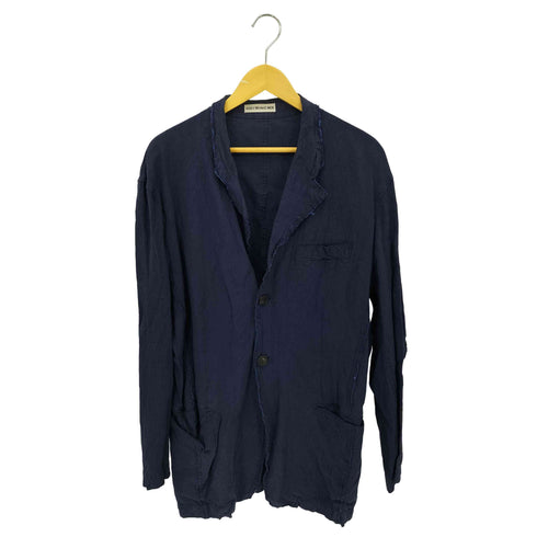 イッセイミヤケメン ISSEY MIYAKE MEN 00SS 銀タグ シワ コンデンス加工 リネン 2B テーラードジャケット メンズ 02
