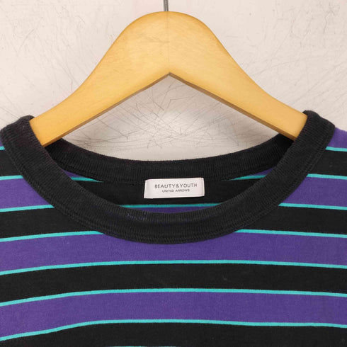 ビューティーアンドユースユナイテッドアローズ BEAUTY & YOUTH UNITED ARROWS マルチボーダー6分袖Tシャツо レディース