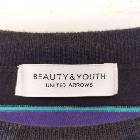 ビューティーアンドユースユナイテッドアローズ BEAUTY & YOUTH UNITED ARROWS マルチボーダー6分袖Tシャツо レディース