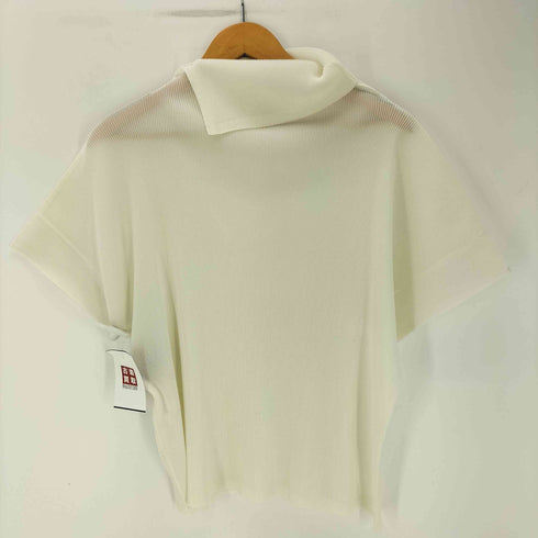 プリーツプリーズイッセイミヤケ PLEATS PLEASE ISSEY MIYAKE プリーツ ボトルネック カットソー 平面パターン レディース JPN:3