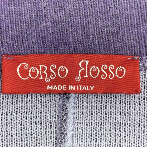 corso rosso イタリア製 3B ニット テーラードジャケット レディース import:L
