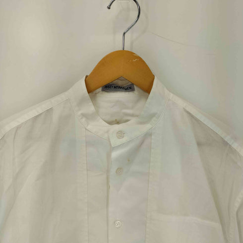 イッセイミヤケメン ISSEY MIYAKE MEN 00AW 銀タグ パッチワーク バンドカラー シャツ メンズ JPN:3