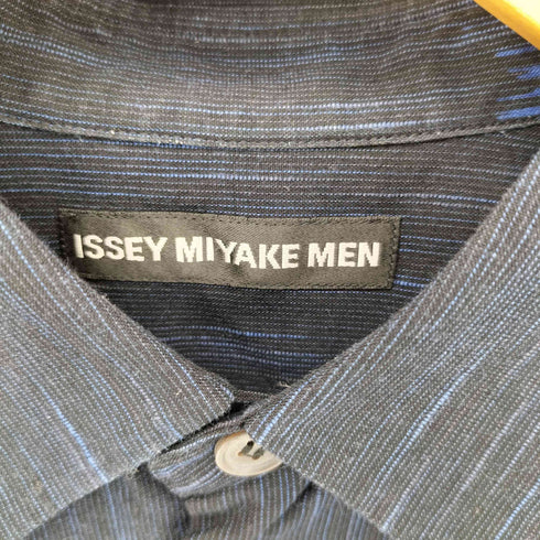 イッセイミヤケメン ISSEY MIYAKE MEN 19AW 黒タグ コットンリヨセル ショートスリーブシャツ メンズ JPN:3