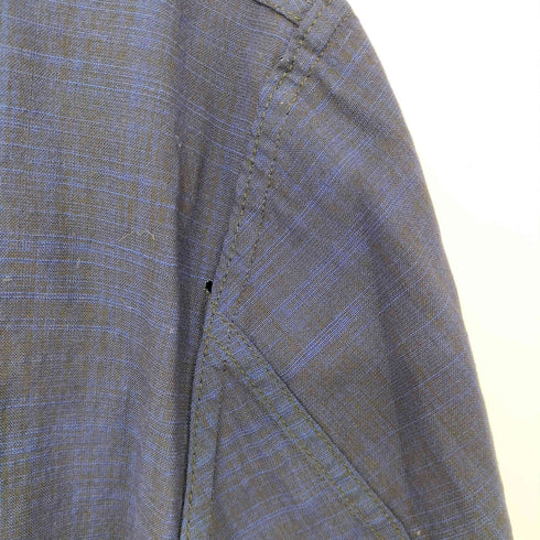 イッセイミヤケメン ISSEY MIYAKE MEN 18SS 黒タグ 顔料プリント リバーシブル 2B マオカラージャケット メンズ JPN:3
