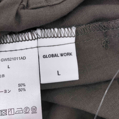 グローバルワーク GLOBAL WORK フレンチリネンコンフレアwp レディース JPN:L