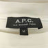 アーペーセー A.P.C. フロントロゴ刺繍 クルーネック 半袖Tシャツ メンズ JPN:M