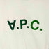 アーペーセー A.P.C. 30周年記念 フロッキー ロゴプリント クルーネック半袖Tシャツ メンズ M