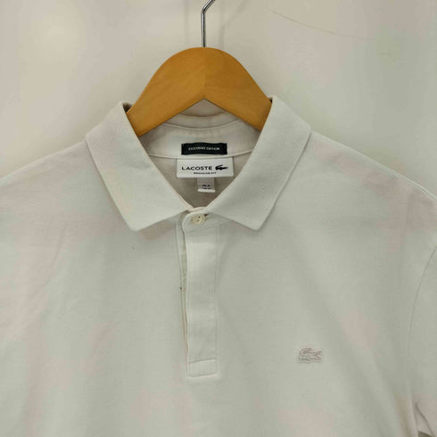 ラコステ LACOSTE EXCLUSIVE EDITION REGULAR FIT ロゴ刺繍 半袖ポロシャツ メンズ M