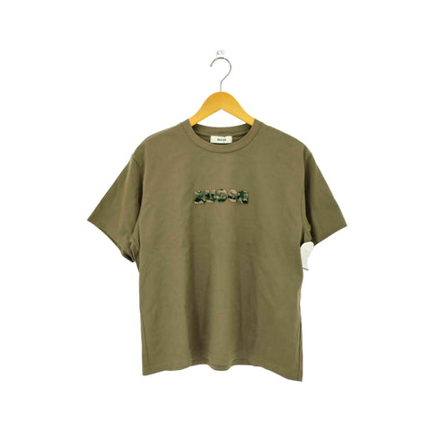 ズッカ ZUCCa 23SS ブラシロゴT クルーネックTシャツ レディース JPN:M