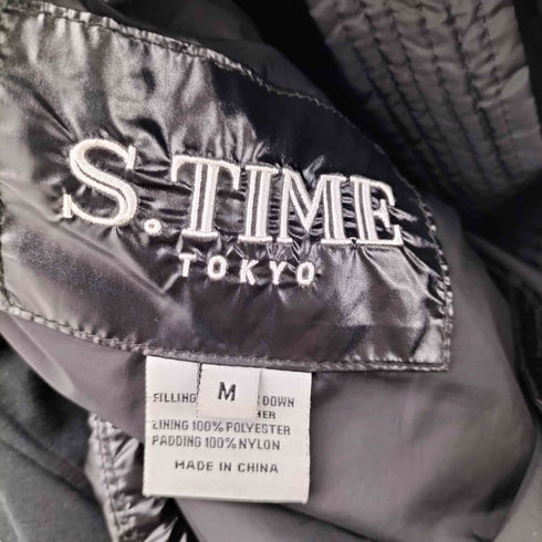 S.TIME REAL DOWN JACKET SHINING BLACK メンズ JPN:M