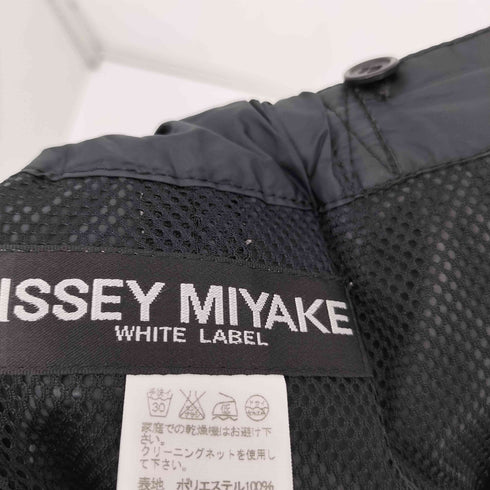 イッセイミヤケホワイトレーベル ISSEY MIYAKE WHITE LABEL 12AW 裏地メッシュ 多重ジッパー パラシュートパンツ メンズ 1~2