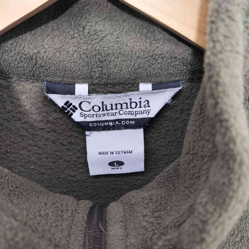 コロンビア Columbia 90S スタンドカラー フルジップ フリース ジャケット メンズ import:L