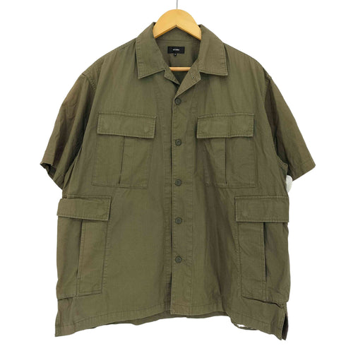 ビームス BEAMS B/D.SlopePkBduSh スロープポケット ミリタリー シャツ メンズ M