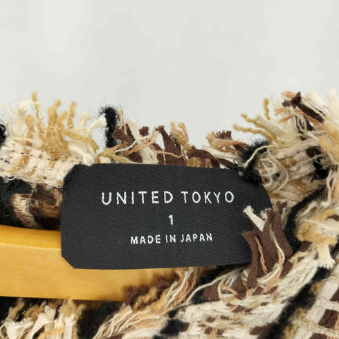 ユナイテッドトウキョウ UNITED TOKYO ジャガード ツイード Tシャツ レディース 1