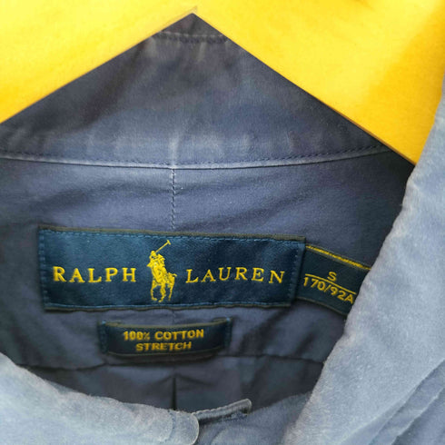 ラルフローレン RALPH LAUREN STRETCH ポニー刺繍 BD 長袖シャツ メンズ S