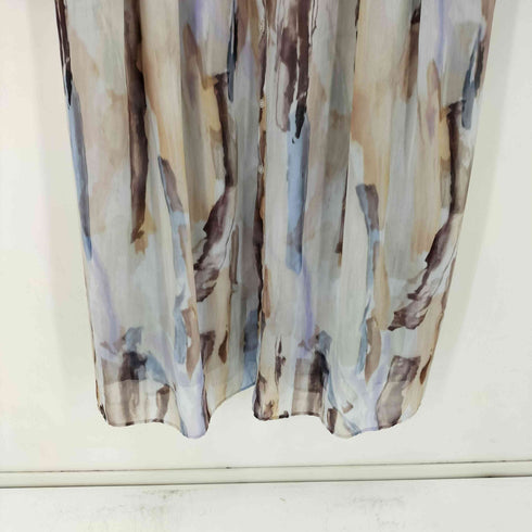 レイビームス Ray BEAMS シフォン プリント ロング ワンピース レディース