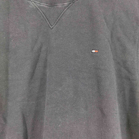 トミーヒルフィガー TOMMY HILFIGER ワンポイント刺繍 クルーネックスウェット メンズ import:M