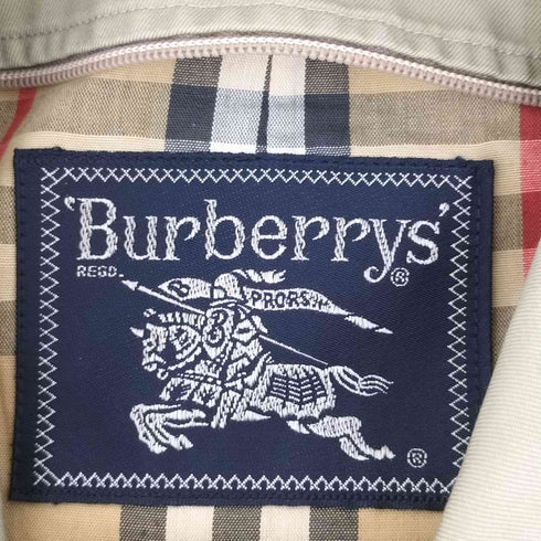 バーバリーズ BURBERRYS 裏地ノバチェック 比翼ステンカラーコート メンズ