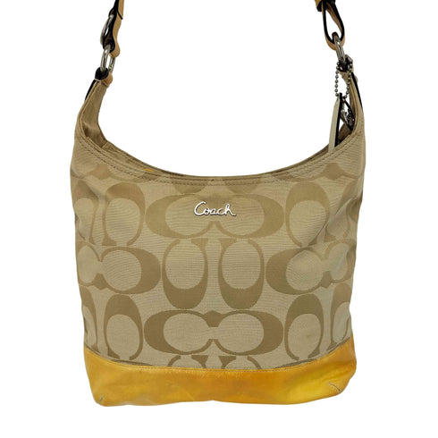 コーチ COACH シグネチャー ショルダーバッグ キャンバス レディース