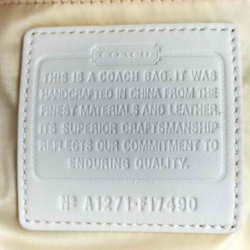 コーチ COACH シグネチャー ショルダーバッグ キャンバス レディース