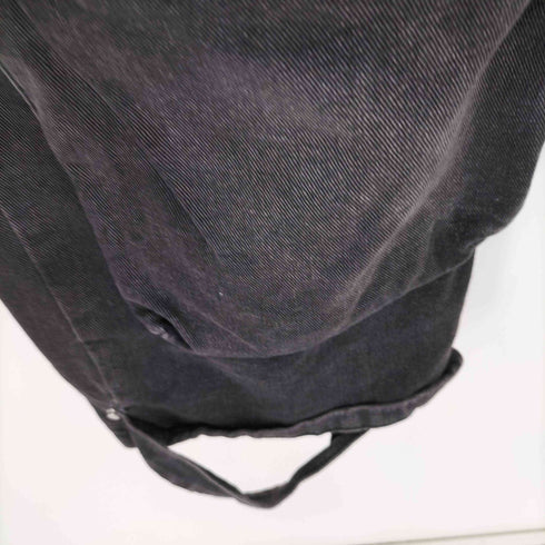 Dear.Van ダメージ加工ブラックデニムカーゴパンツ メンズ