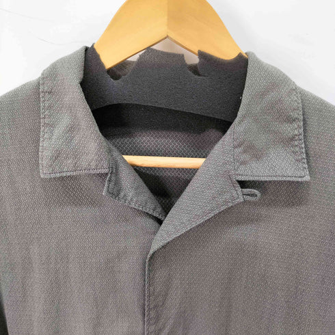 ワイズフォーメン Ys for men Y’s コットン 織柄 ボックスカット オープンカラーシャツ メンズ