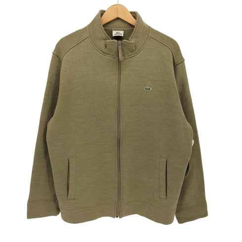 ラコステ LACOSTE ワンポイント ドライバーズニット ジップアップ ニット ジャケット メンズ 5