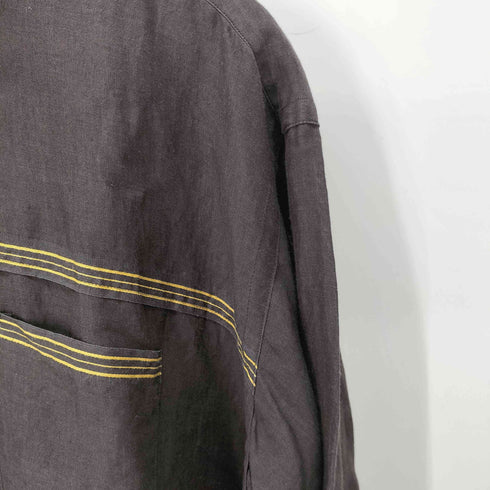 コムデギャルソンオム COMME des GARCONS HOMME 田中オム リネンレーヨン ボックスカット シャツ メンズ