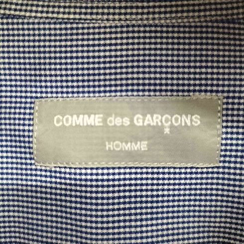 コムデギャルソンオム COMME des GARCONS HOMME 田中オム 切替 ギンガムチェック シャツ メンズ