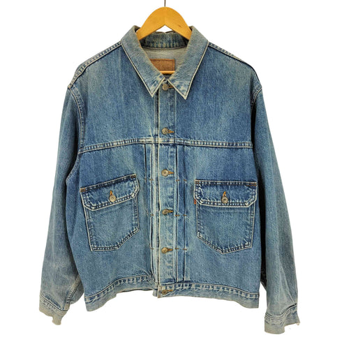 リーバイス Levis 80-90s 70502-0217 2nd 復刻 オレンジタブ J22刻印 デニムトラッカージャケット メンズ L