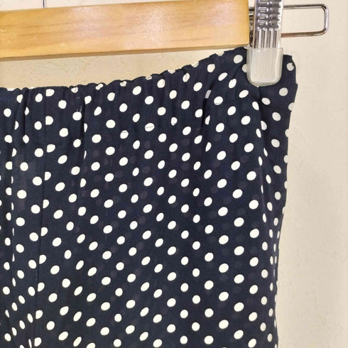 コムデギャルソン COMME des GARCONS ドット柄 レーヨン イージー クロップドパンツ レディース XS