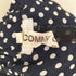 コムデギャルソン COMME des GARCONS ドット柄 レーヨン イージー クロップドパンツ レディース XS