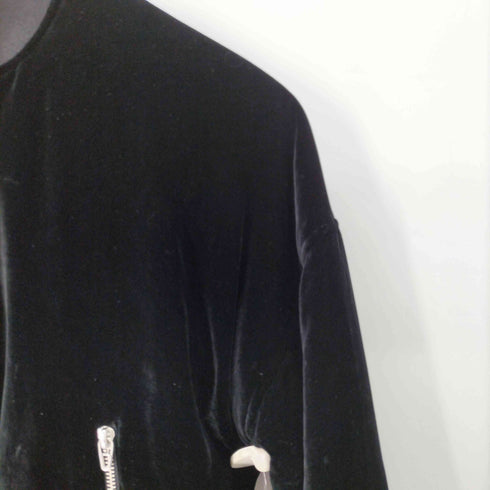 ティーバイアレキサンダーワン T by Alexander Wang Slightly Batted Bomber Jacket ベロア MA-1 レディース 0