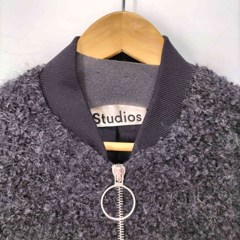 アクネストゥディオズ ACNE STUDIOS 14AW TYSON BOUCLE ブークレ MA-1 ボンバージャケット レディース FR:36