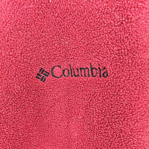 コロンビア Columbia 企業ロゴ 刺繍 ハーフジップ プルオーバー フリース ジャケット メンズ import:XL