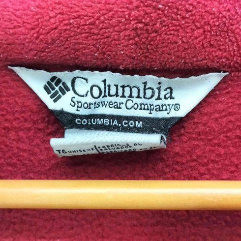 コロンビア Columbia 企業ロゴ 刺繍 ハーフジップ プルオーバー フリース ジャケット メンズ import:XL