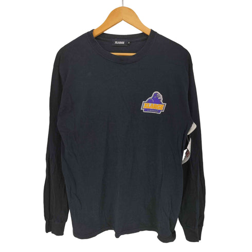 エクストララージ XLARGE プリントロゴ クルーネック Tシャツ メンズ import:M